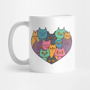 Cats in my heart Mug